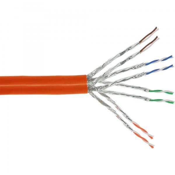 InLine 77050I cavo di rete Arancione 50 m Cat7a S/FTP (S-STP)