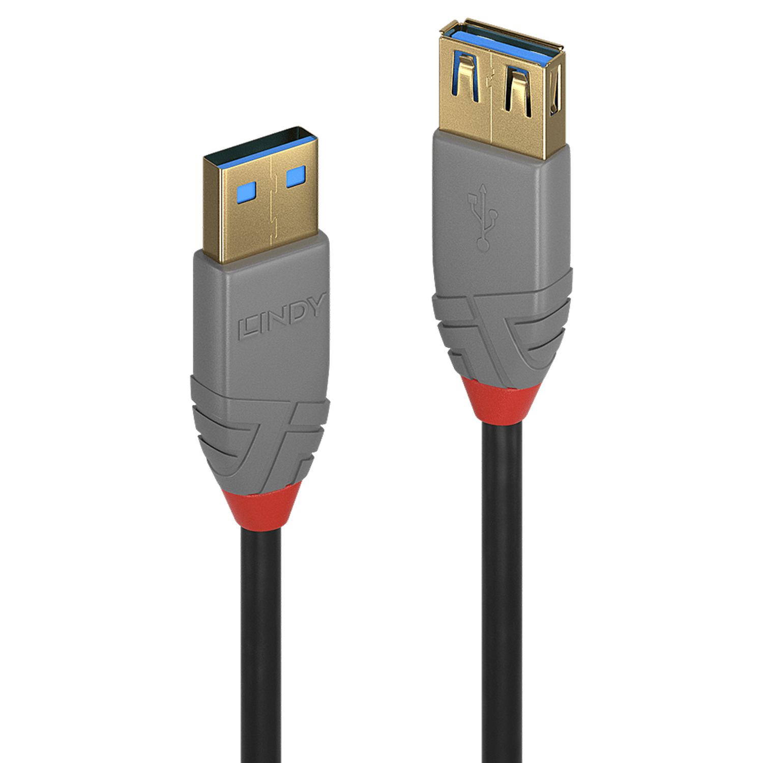 Lindy 36761 Prolunga USB 3.0 Tipo A Anthra Line, 1m