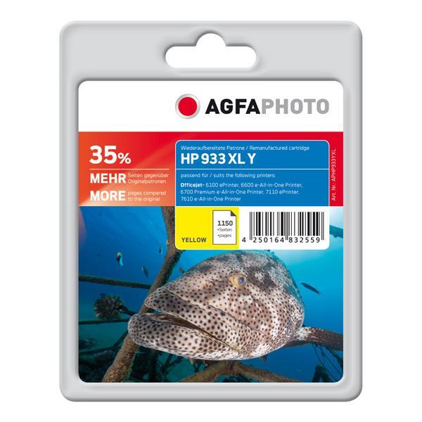 AgfaPhoto APHP933YXL cartuccia d'inchiostro 1 pz Giallo