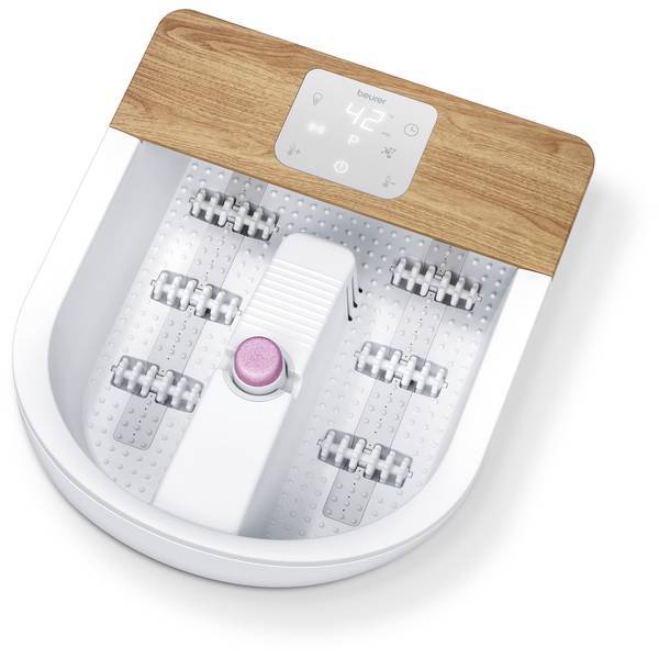 Beurer 63231  FB 65 Trattamento termale per i piedi 650 W Bianco, Legno