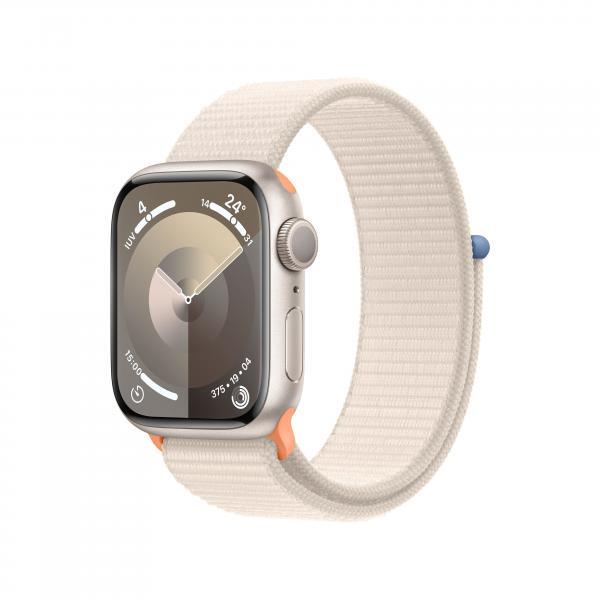 Apple Watch Series 9 41 mm Digitale 352 x 430 Pixel Touch screen Beige Wi-Fi GPS