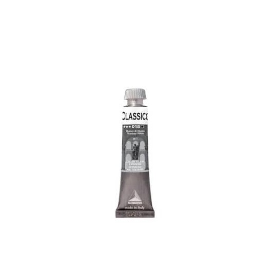 Colore a olio Maimeri extrafine in tubetto 20 ml bianco titanio - M0302018