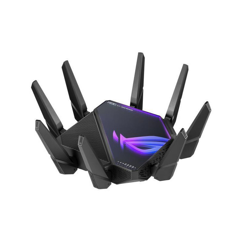 Router senza fili, ASUS, Router wireless, 16000 Mbps, Mesh, Wi-Fi 6, Wi-Fi 6e, U