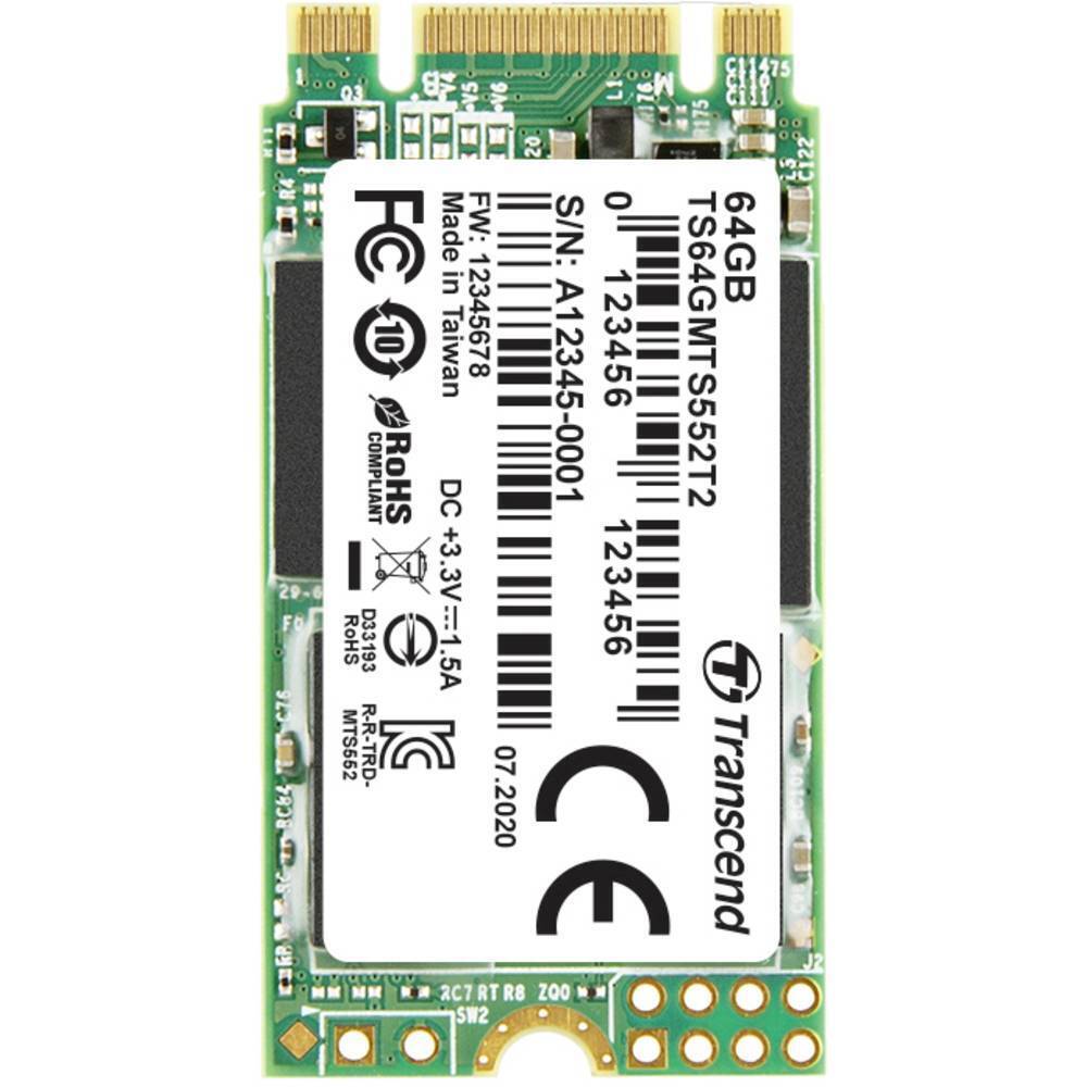 Transcend MTS552T2 64 GB Memoria SSD interna SATA M.2 2242 SATA 6 Gb/s