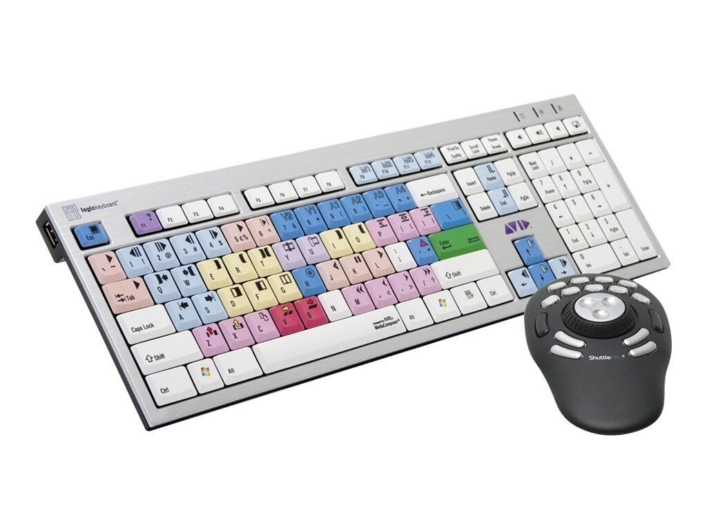 Logickeyboard Avid Media Composer Full-size (100%) Cablato LKB-MCOM4-AJPU-DE