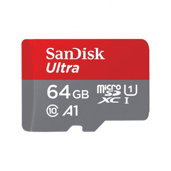 SanDisk Ultra - Scheda di memoria flash (adattatore da microSDXC a SD in dotazio