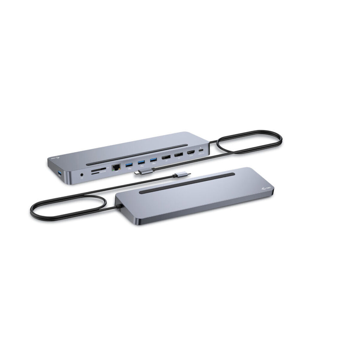 Hub USB i-Tec C31FLAT2PDPRO100W 100 W Argentato