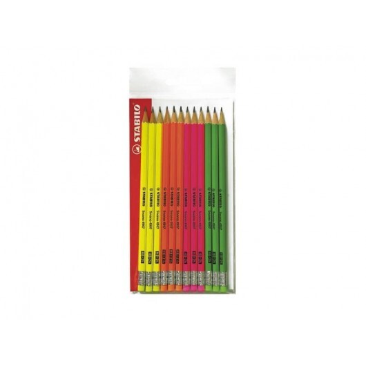 Matite Stabilo Swano fluo 2,5 mm grafite HB confezione da 12 - IT12/110-490712