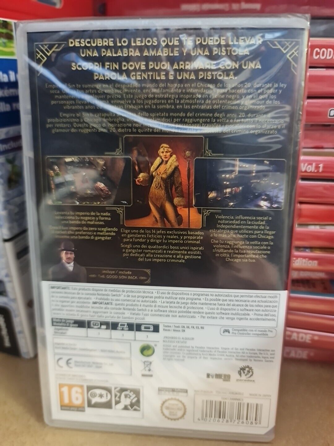 Empire of Sin -Nintendo switch nuovo