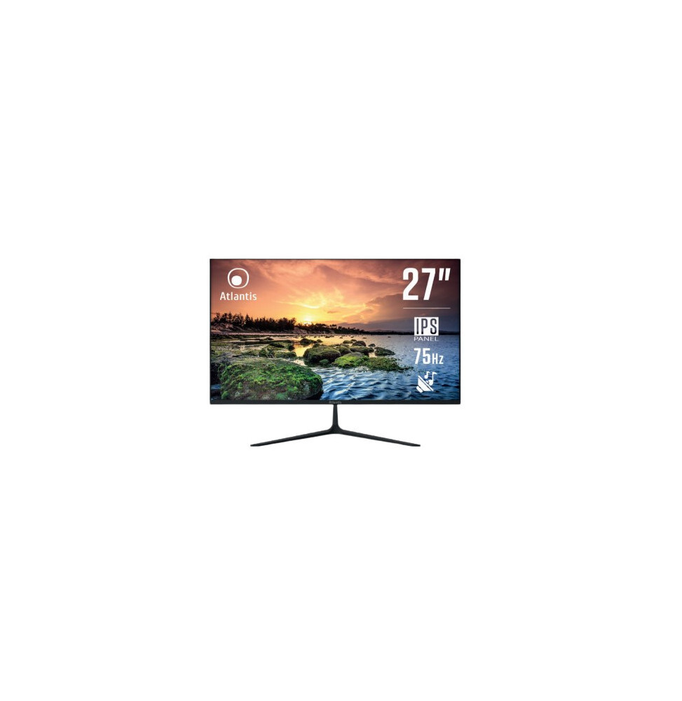 MONITOR ATLANTIS LED 27" Wide A05-HE27I-VHDM IPS 1920x1080 5ms 240+/-10cd/m (all