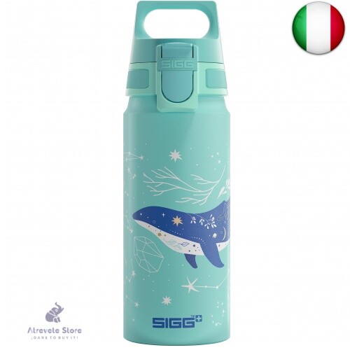 SIGG WMB ONE Borraccia bambini (0,6 L), Borraccia termica per bambini atossica