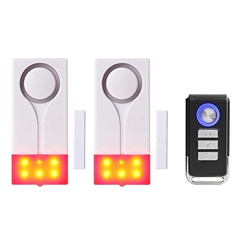Mengshen Allarme audio allarme senza fili allarme sensore magnetico per (o9V)