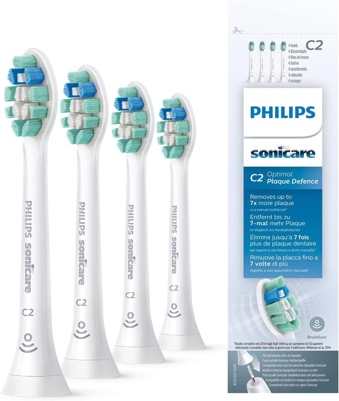 Sonicare PHILIPS HX9024 / 10 4 unità (Confezione da 1)