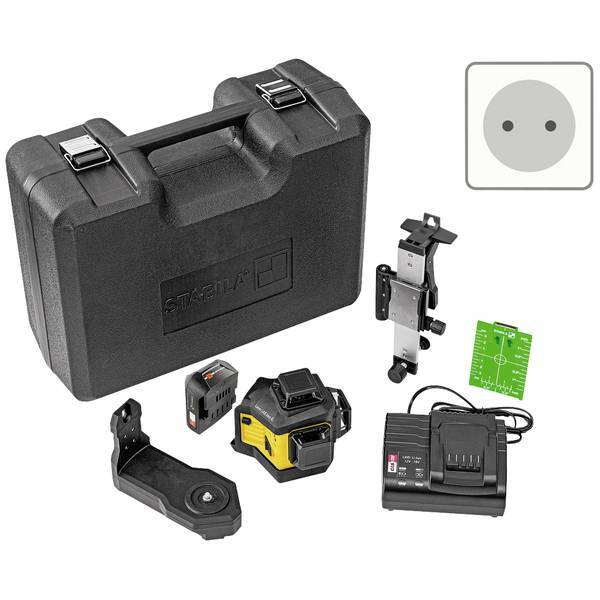 Stabila 19797  LAX 600 G, 12-V-System, 7-pcs (EU) Laser multi linee autolivellan