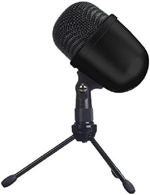 Amazon Basics - Mini microfono a condensatore da scrivania, Nero