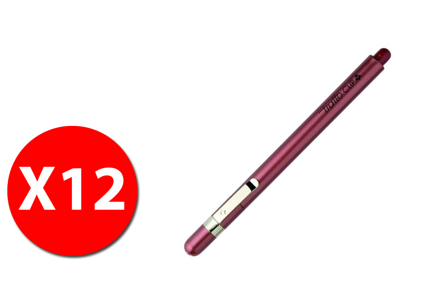 Fila Fila 802602 - Tratto Clip - Conf.12 pz - Rosso