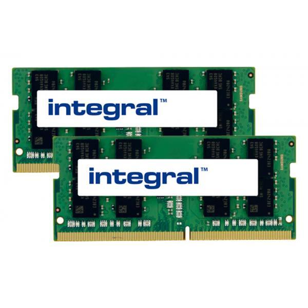 Integral 16GB [2x8GB] DDR4 2666MHz NOTEBOOK NON-ECC MEMORY MODULE memoria (16GB