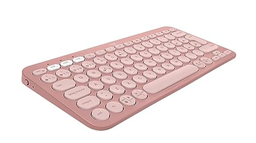 Logitech Pebble Keys 2 K380s - Rose, QWERTY UK Layout - NUOVO