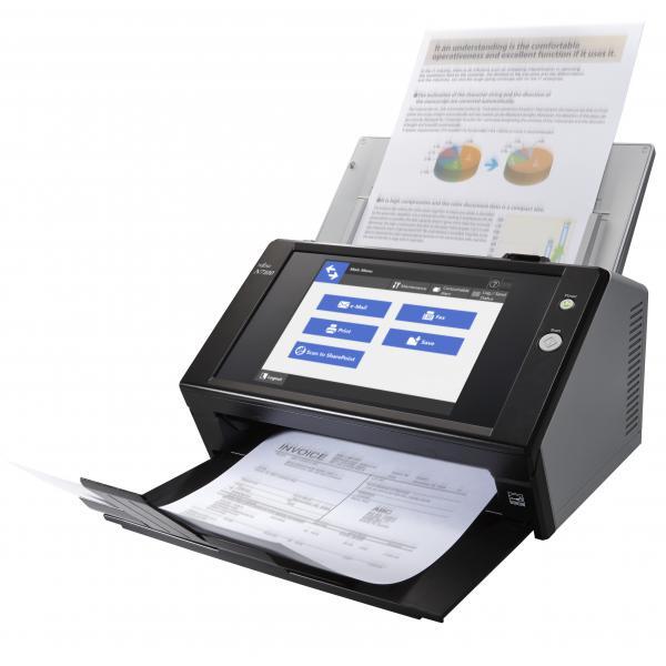 SCANNER FUJITSU N7100E A4 Scanner di Rete con LED Ethernet Gigabit Touchscreen A