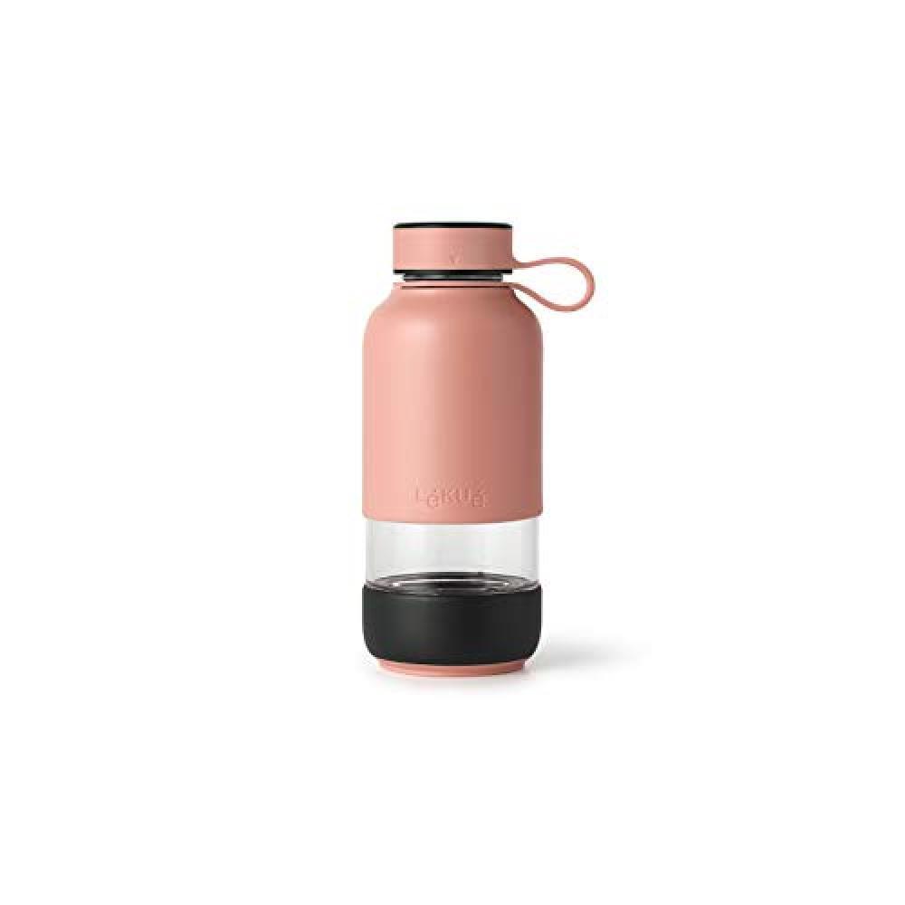 (TG. 600 ml) Lékué 0302018R06M017 - Borraccia 600 ml Coral - NUOVO