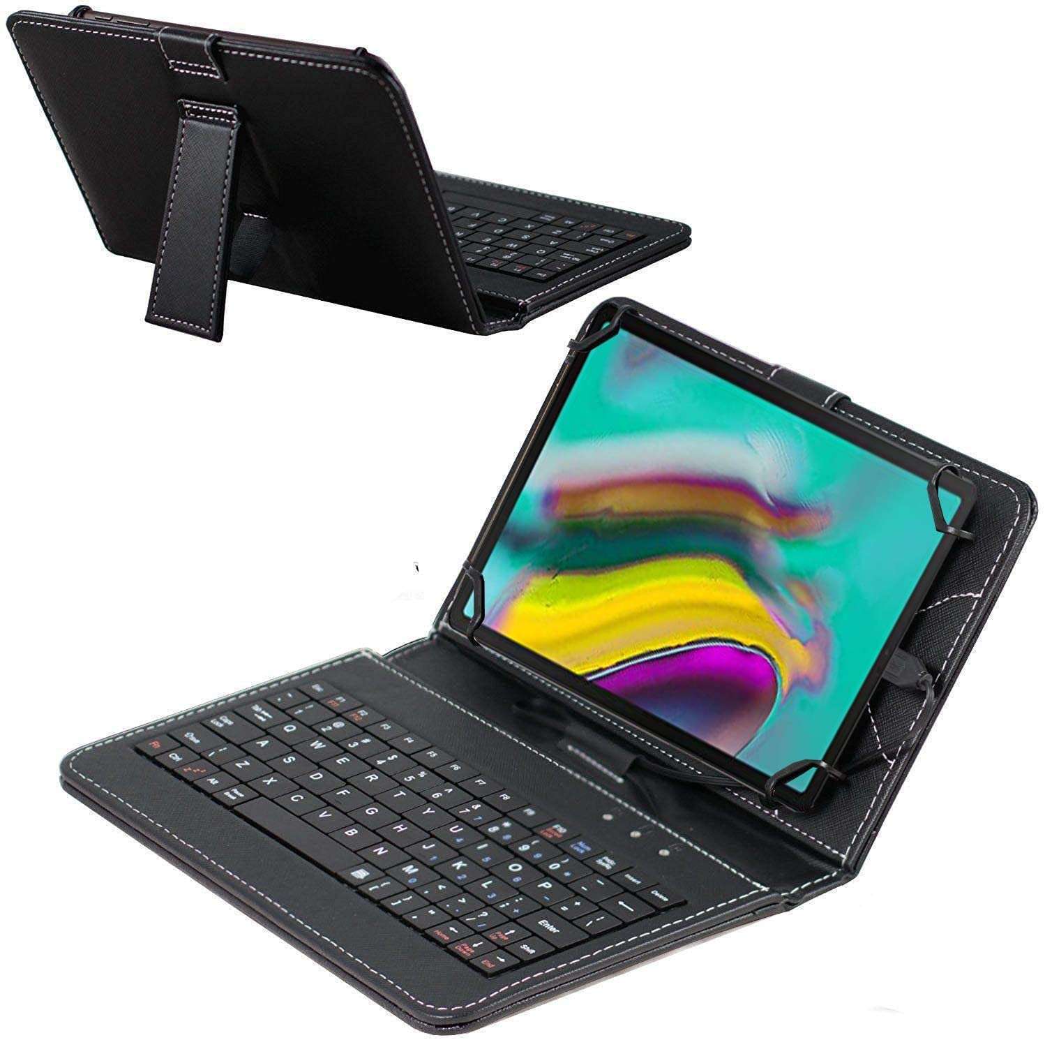 Navitech Black Keyboard Case For The Nokia T20 Android 11 WiFi Tablet 10.36"