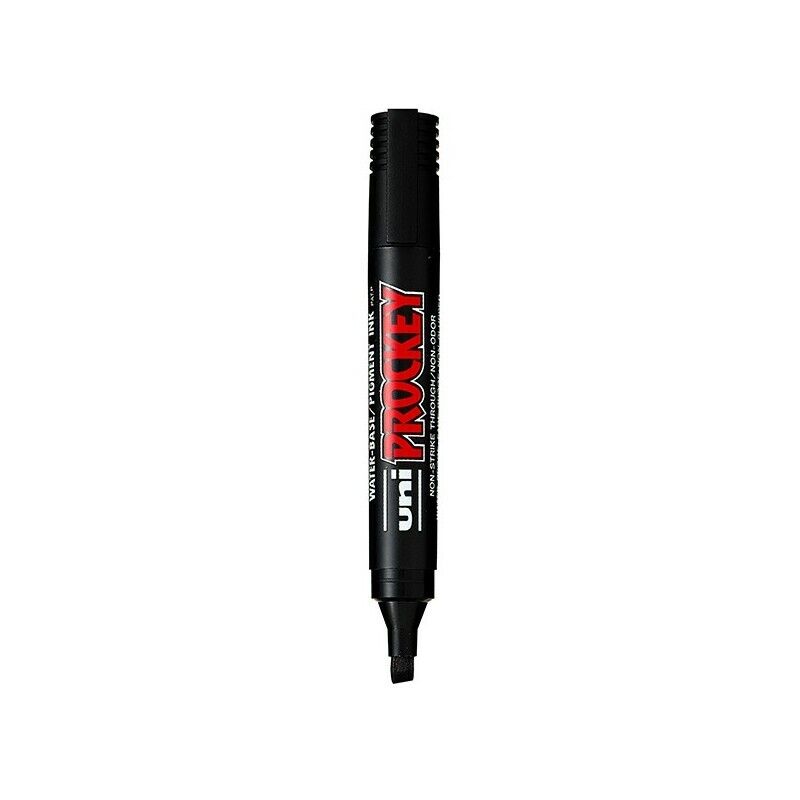 Marcatore UNI Prockey M126 NERO Punta Scalpello - inchiostro pigmentato