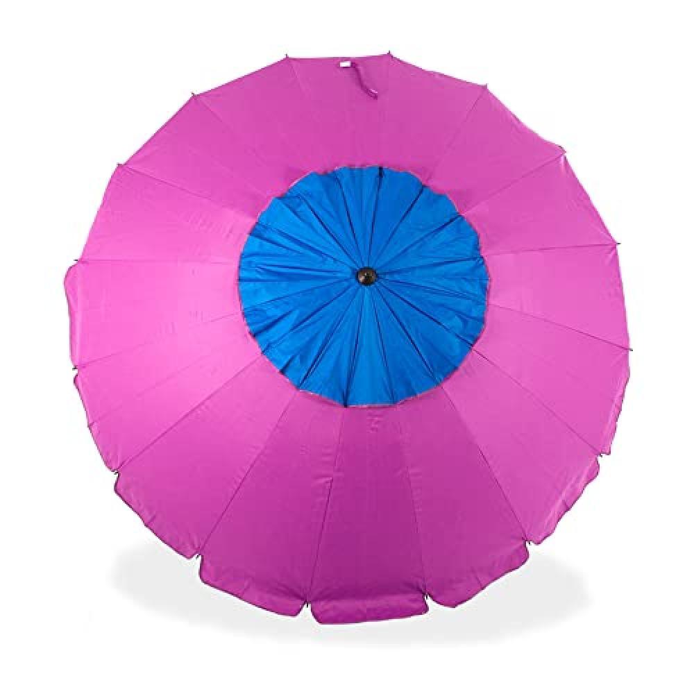 (TG. 200 cm) CREVICOSTA QUALITY MARK MARCAS DE CALIDAD Ombrellone da 240 cm, con