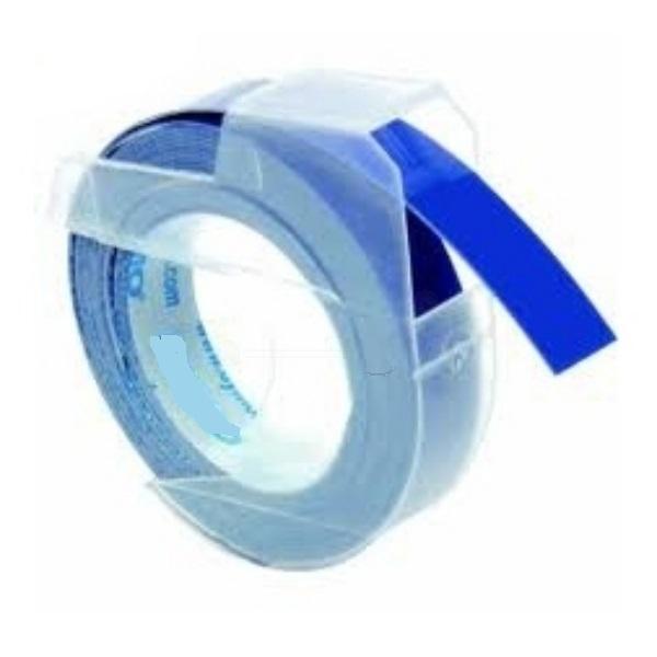 NASTRO A RILIEVO 3D BLU COMPATIBILE PER DYMO JUNIOR E OMEGA S0898140 9MMx3MT DYM