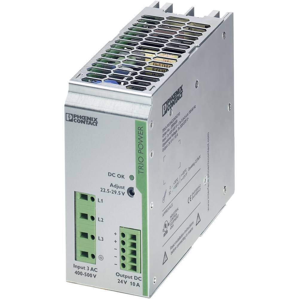 Phoenix Contact TRIO-PS/3AC/24DC/10 Alimentatore per guida DIN 24 V/DC 10 A 240