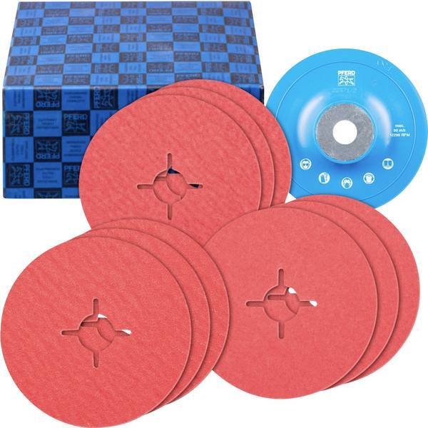 PFERD 64198002  SET FS 125-22 PREMIUM  Carta abrasiva per disco di levigatura (Ø