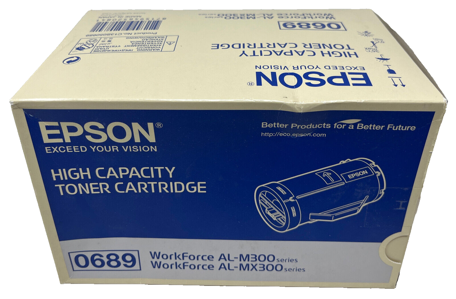 EPSON S050689 0689 TONER ORIGINALE NERO WORKFORCE AL-M300/AL-MX300 [A BOX]