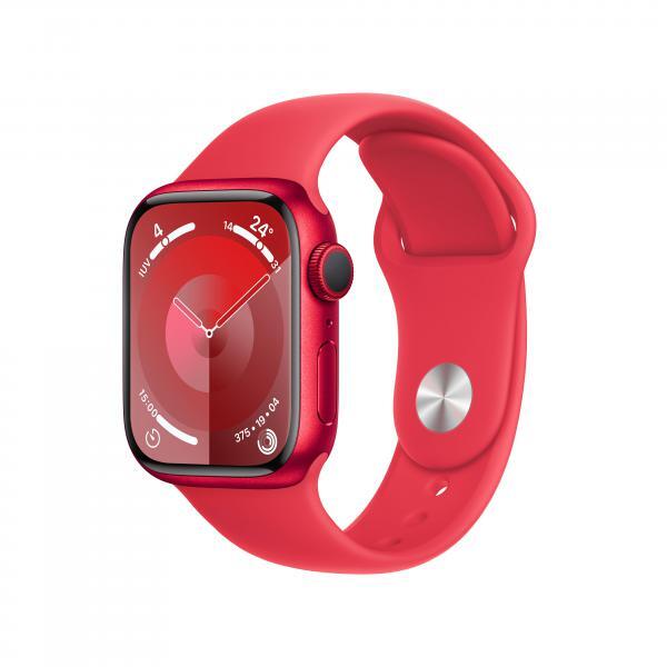 Apple Watch Series 9 41 mm Digitale 352 x 430 Pixel Touch screen Rosso Wi-Fi GPS