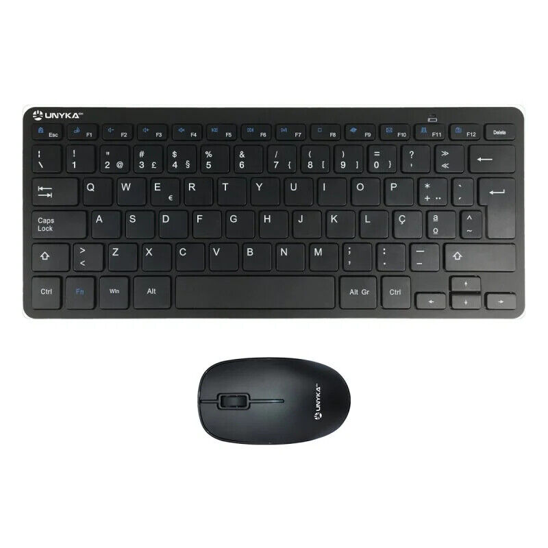 Unykach MK288 Pro Pack de Mini Teclado 79 Teclas Inalambrico + Raton 1200ppp, In