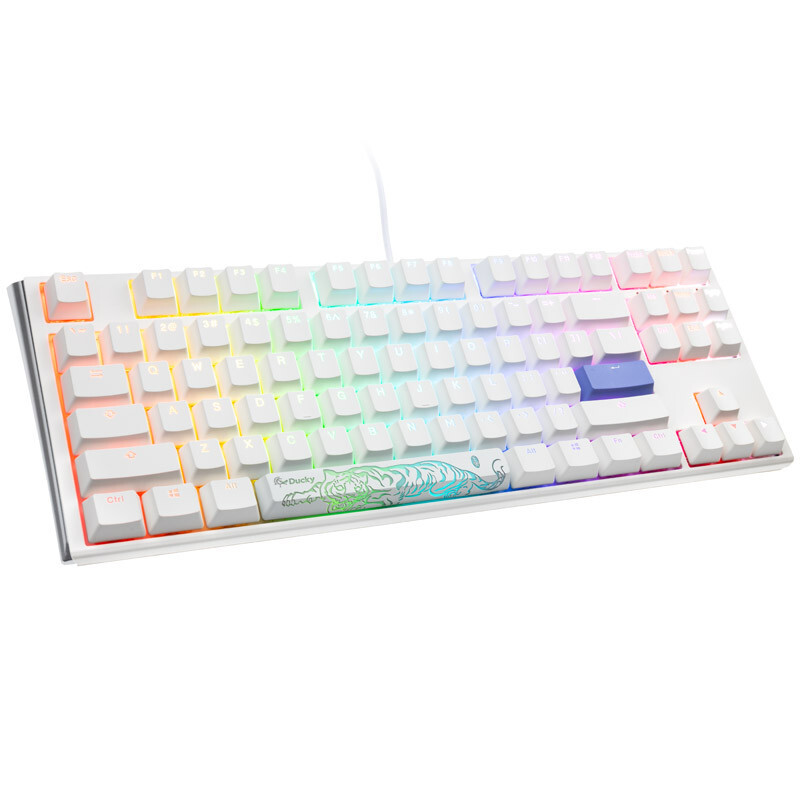 Ducky One 3 Classic White TKL USB Interruttore a DKON2187ST-PUSPDPWWWSC1