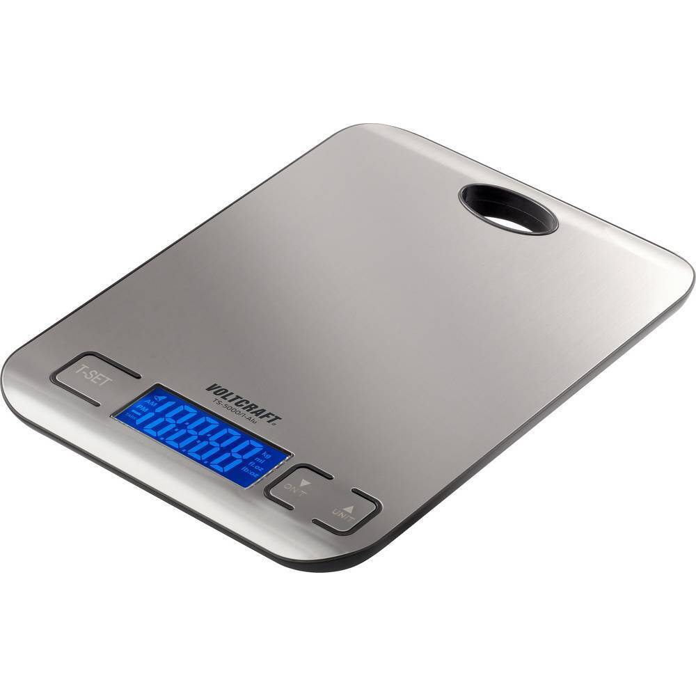 VOLTCRAFT TS-5000/1-Alu TS-5000/1-Alu Bilancia per lettere Portata max. 5 kg