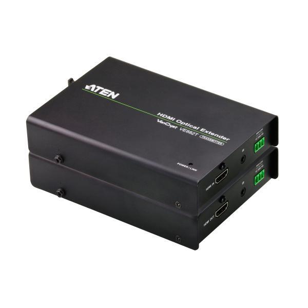 Aten VE882 moltiplicatore AV Trasmettitore e ricevitore AV Nero