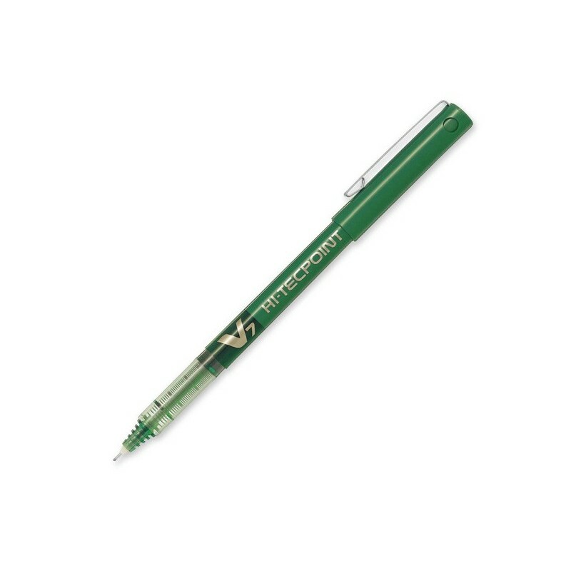 Roller V7 Pilot HI-TECPOINT 0.7 mm VERDE - 011713 Penna ad inchiostro liquido