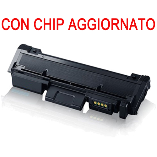 149763 CHIP AGGIORNATO Toner per Samsung MLT-D116L nero 3000pag.