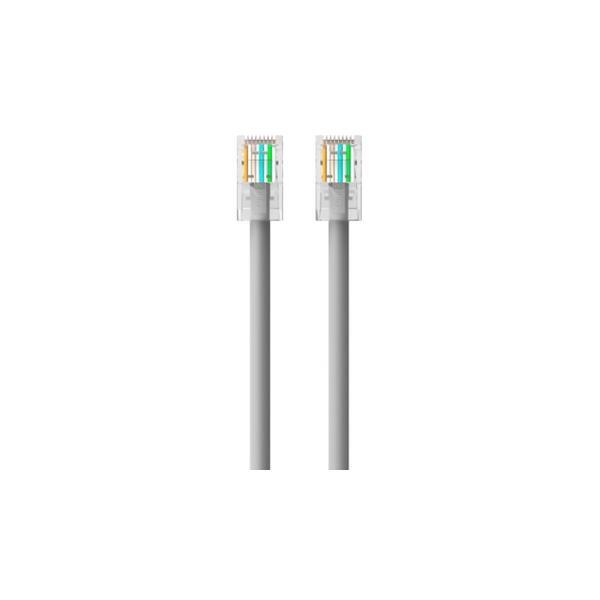 Belkin RJ45-RJ45, Cat6, 2m cavo di rete Grigio