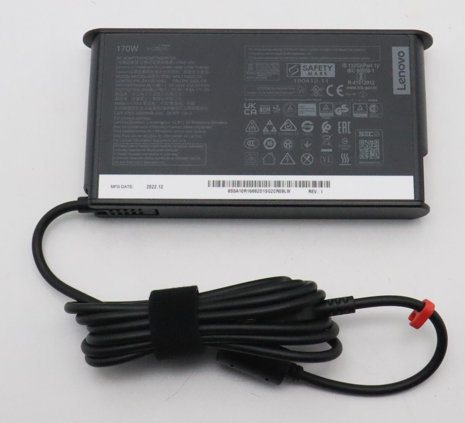 Caricabatterie Original Lenovo Loq 15ARP9 83JC Serie 20V 8.5A 170W 83JCCTO1WWES1