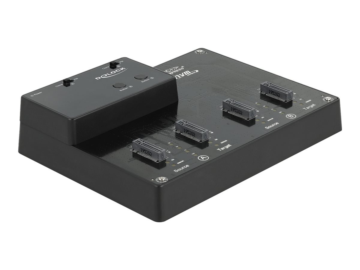 Delock 64124 SSD M.2 USB 3.2 Gen 2 (3.1 Gen 2) Type-C 10 Gbit/s Nero 64124
