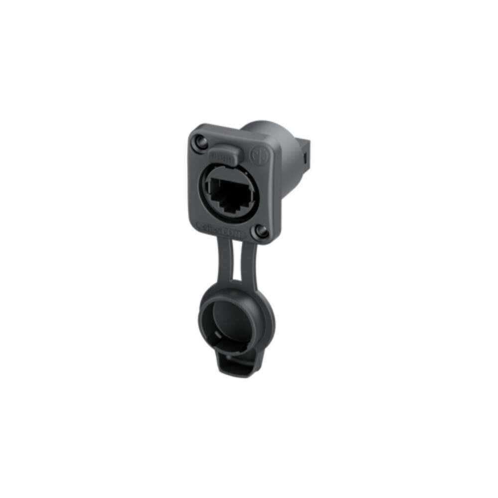 Neutrik Presa da incasso etherCON TOP airtight IDC NE8FDIS-TOP Presa Nero 1 pz.