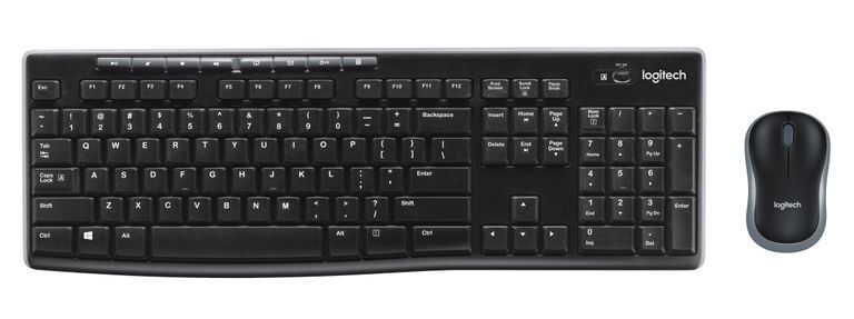 Logitech MK270 tastiera RF Wireless QWERTZ Tedesco Nero