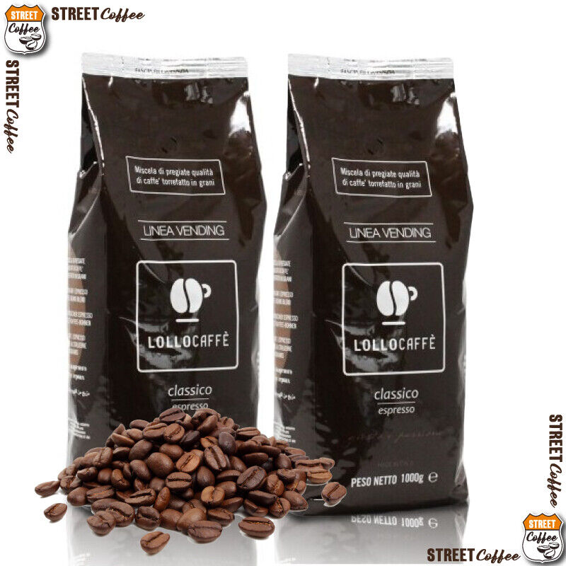 6 kg 6 Busta Caffè Lollo in Grani Miscela Classica Classico Vending Chicchi