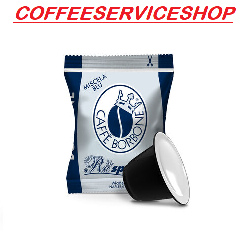 600 Capsule Caffe' Borbone Respresso Blu compatibili Nespresso