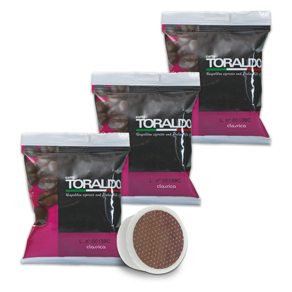 Caffe' Toraldo 100 Capsule Compatibili Uno System Miscela Classica