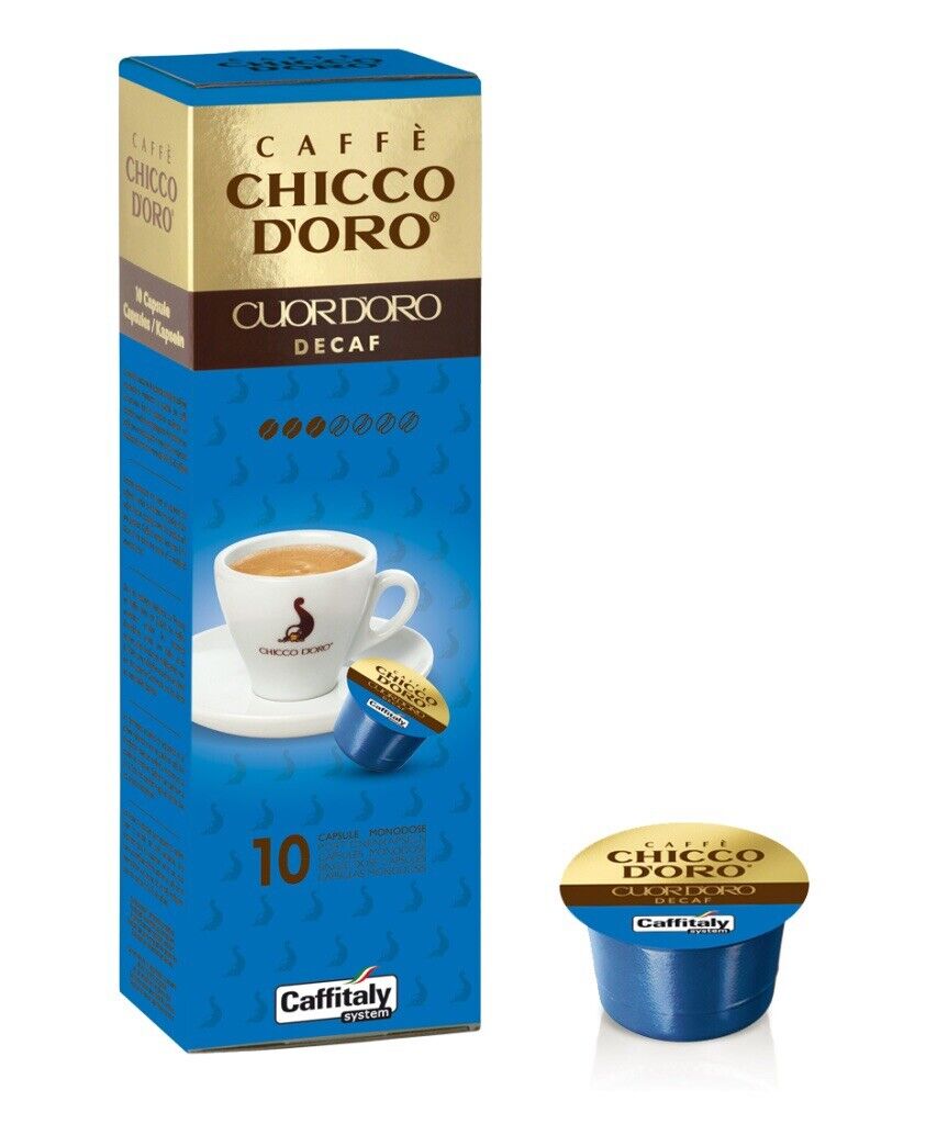 100 Capsule Caffitaly Decaffeinato Chicco D’Oro - Capsule Decaffeinato Caffitaly