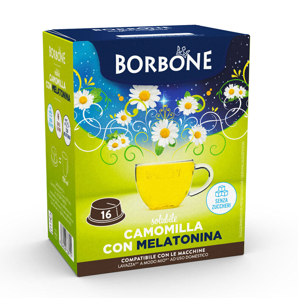 Caffè Borbone capsule compatibili A Modo Mio CAMOMILLA 96 pezzi