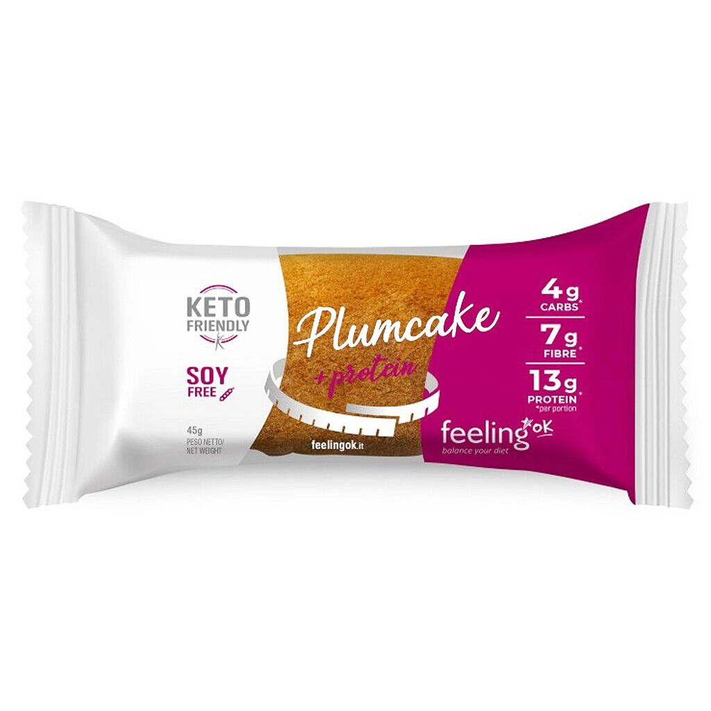 FEELING OK PLUMCAKE + PROTEIN 45 GR Vaniglia-Limone