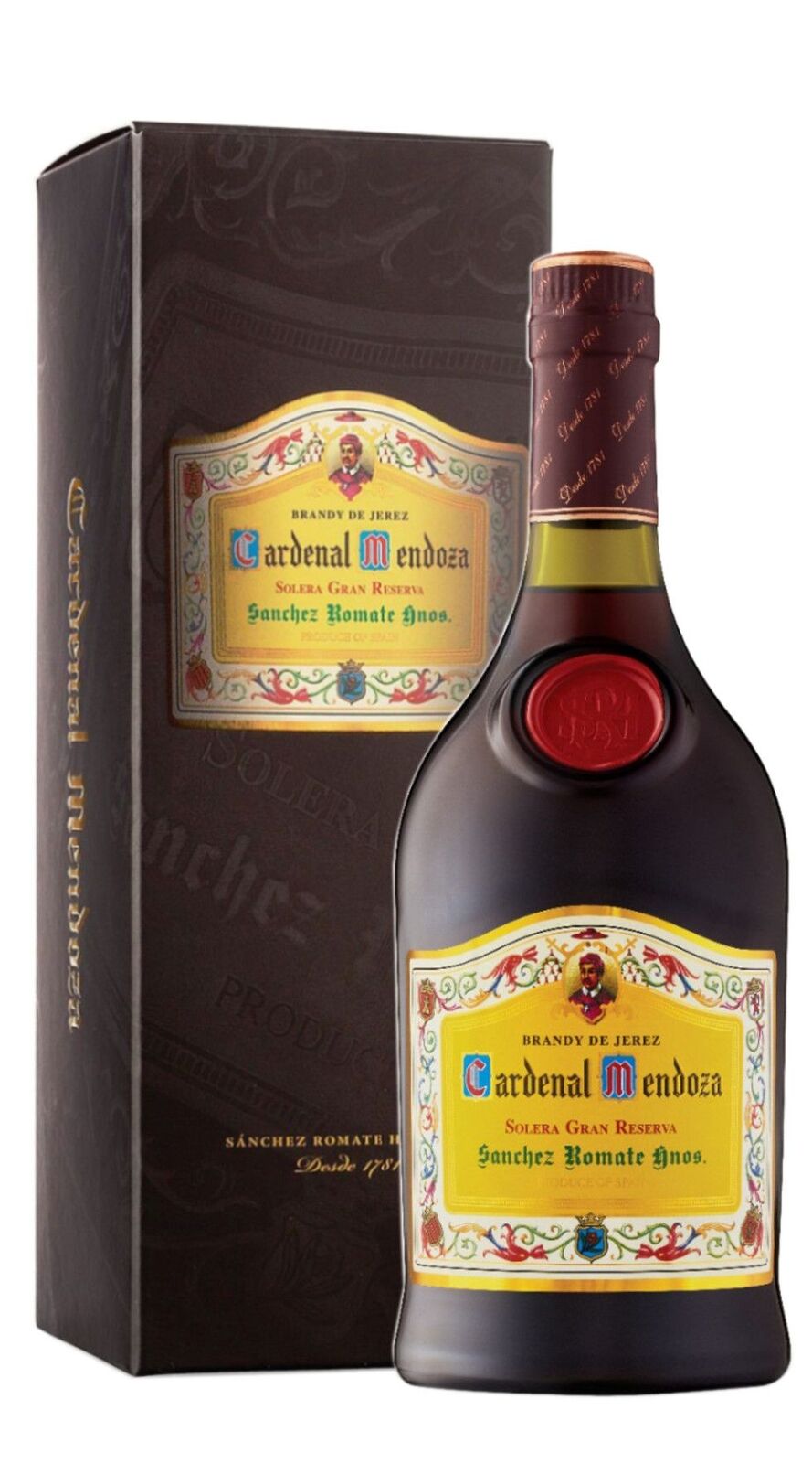 Cardenal Mendoza - Brandy Solera Gran Reserva 0,70 lt. + Box